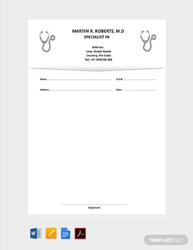 free gynecologist doctors prescription template