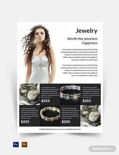 Free Jewelry Flyer Template