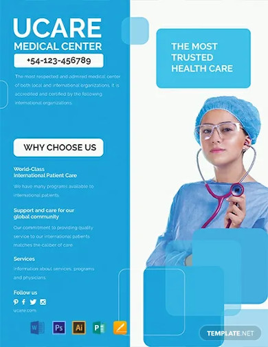 free medical flyer template