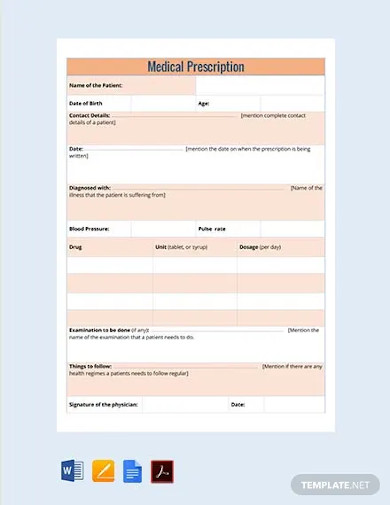 free nephrology doctors prescription template