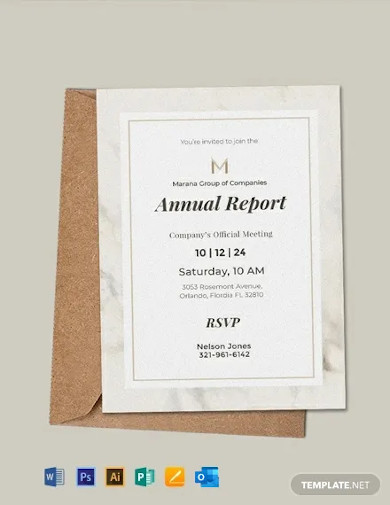 Free Official Meeting Invitation Template