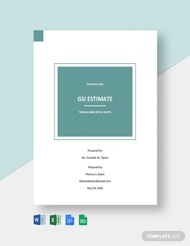 Free Sample Freelancer Estimate Template