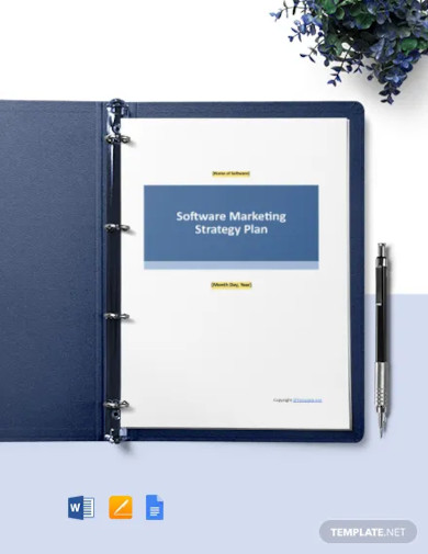 Free Sample Software Marketing Strategy Template