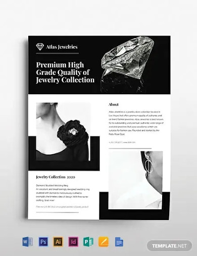 jewelry flyer template