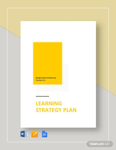 Learning Strategy Plan Template