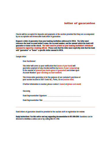 letter of guarantee in pdf