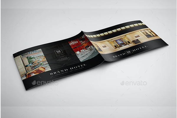 luxury hotel landscape brochure
