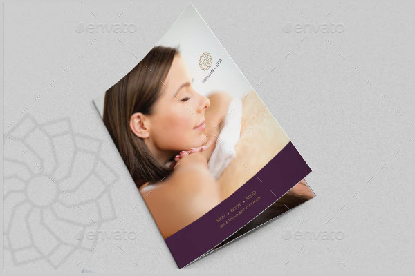 luxury spa brochure