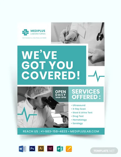 medical clinic flyer template