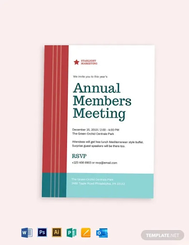 Meeting Invitation - 10+ Examples, Format, Pdf | Examples