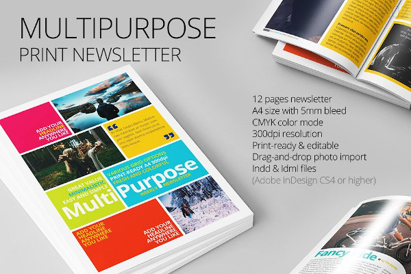 multipurpose print newsletter