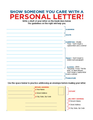 personal letter example