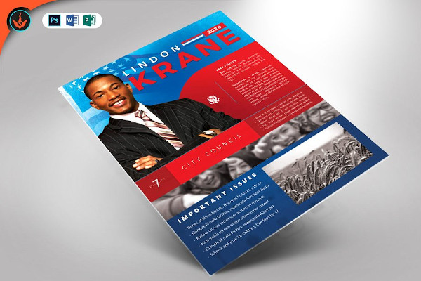 political candidate flyer template