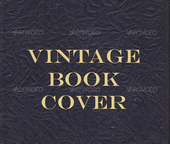 vintage book cover design