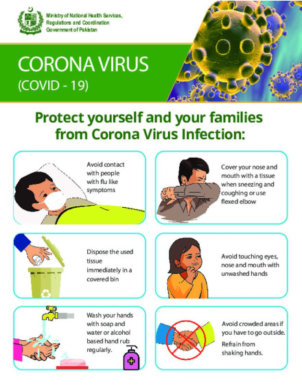 COVID 19 Prevention Flyer