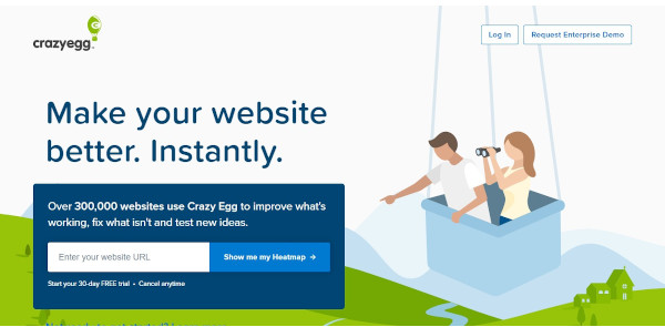 call to action of crazyegg