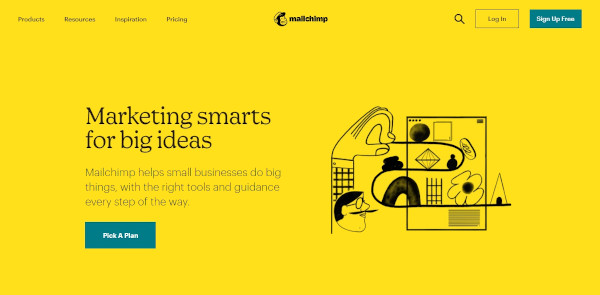 mailchimp call to action