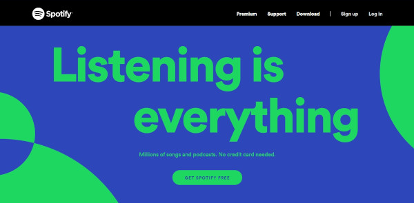 spotify call to action