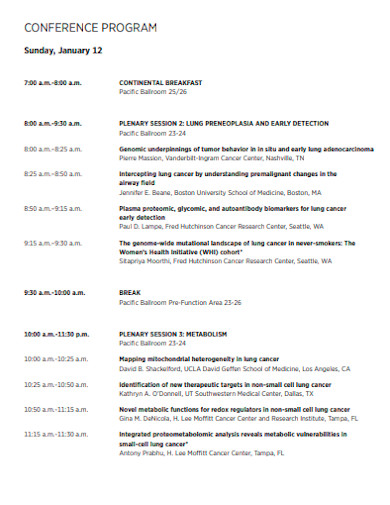 clinic conference program