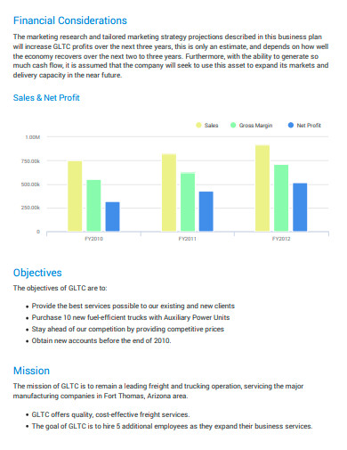 Trucking Business Plan - 6+ Examples, Format, How To Create, Pdf