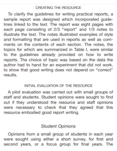 Teacher Report Writing - 11+ Examples, Format, Pdf | Examples