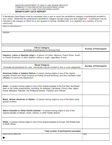 Data Report - 10+ Examples, Format, Pdf | Examples