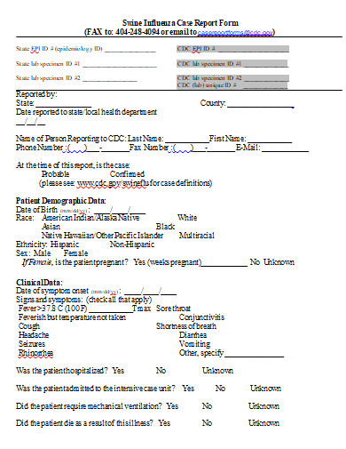 case report form