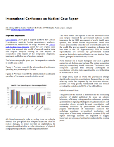 conference on medical case report