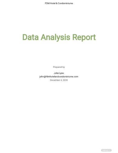 Data Report - 10+ Examples, Format, Pdf | Examples