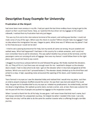  Example Of A Descriptive Essay About A Picture 20 Engaging 