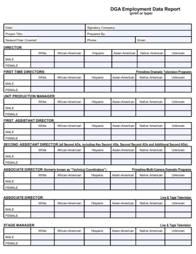 Data Report - 10+ Examples, Format, Pdf | Examples