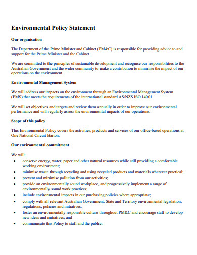 Policy Scope Statement - 10+ Examples, Format, Pdf | Examples