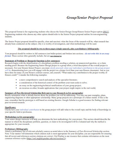 Group Project Proposal - 10+ Examples, Format, Pdf 