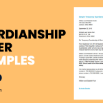 Guardianship Letter Examples