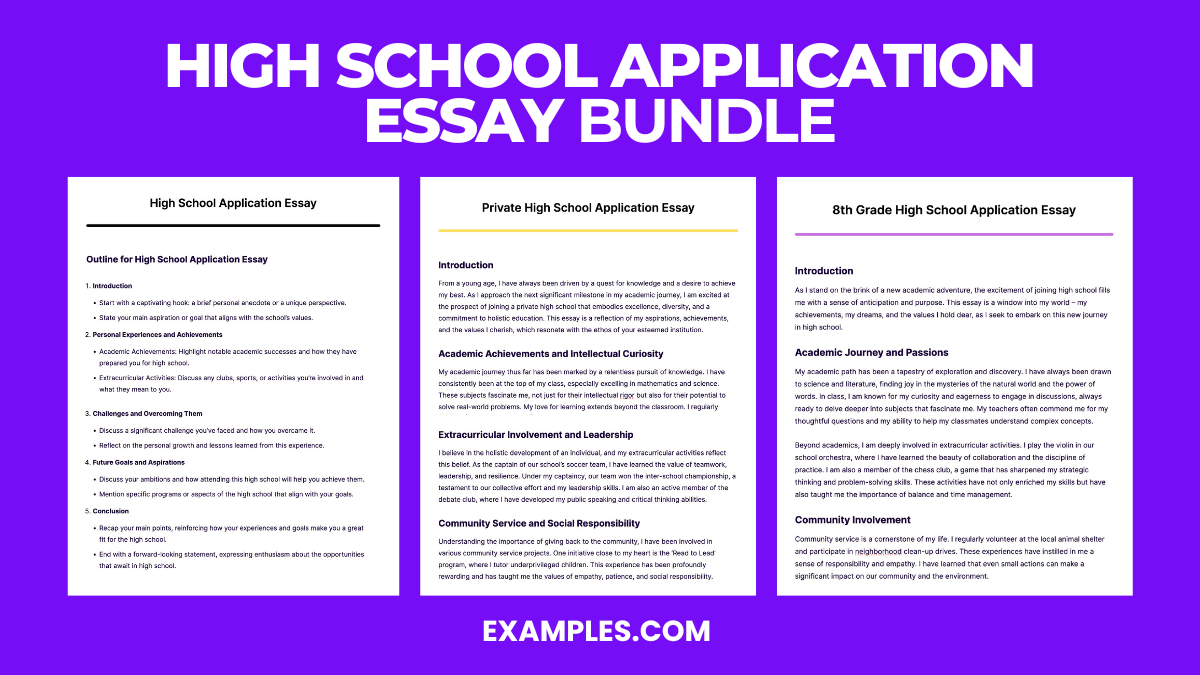 high school application essay tips