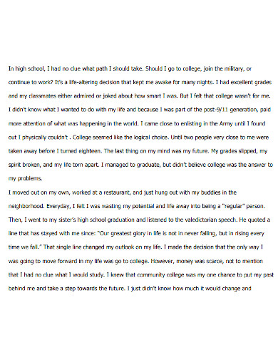 high school life essay introduction