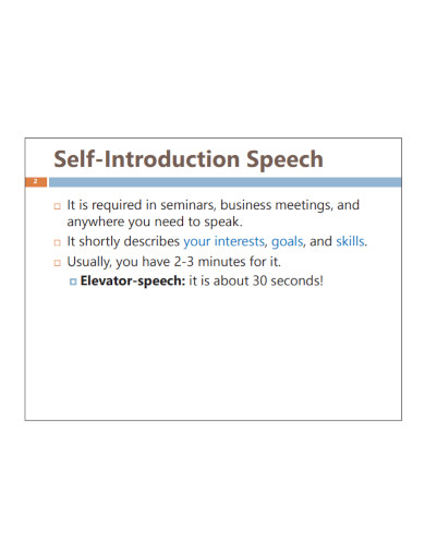 create a speech introduction about yourself