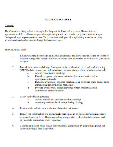 mechanical engineering services proposal template