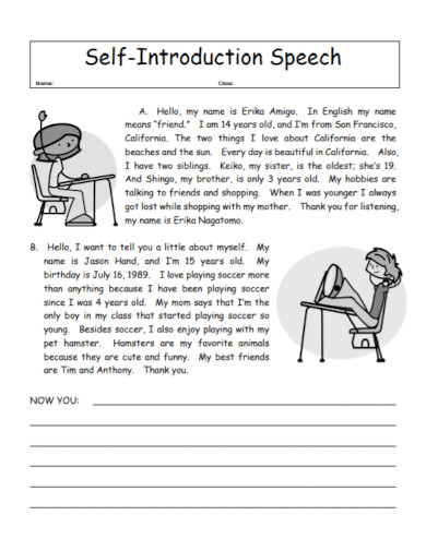 self-introduction-speech-for-school-students-3-examples-format