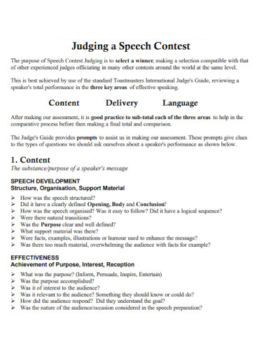 Winner Speech - 6+ Examples, Format, Sample | Examples