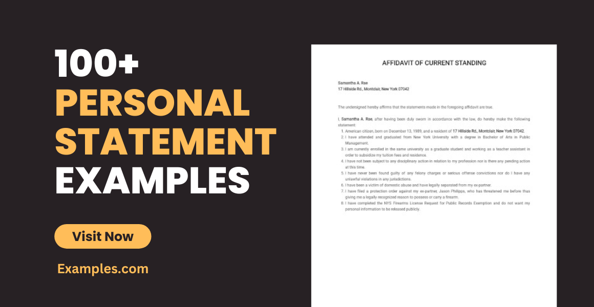 MBA Personal Statement Examples, High Quality
