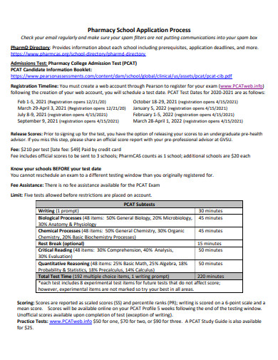 pharmacy school personal statement length