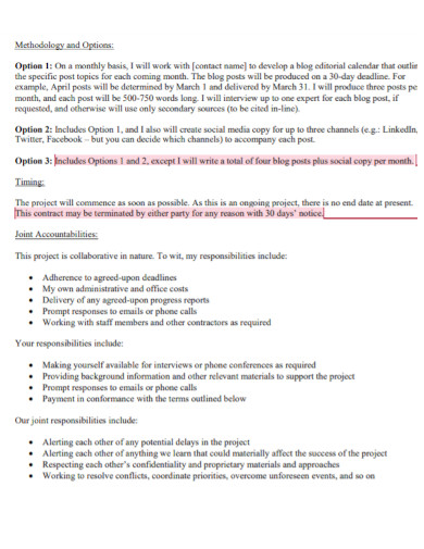 project proposal for freelance writer