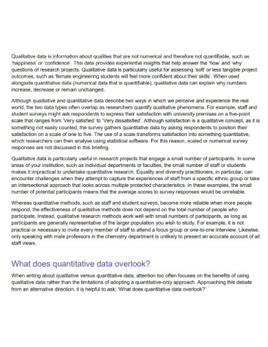 qualitative research data analysis report 