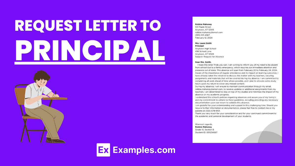 application letter to principal for documents return