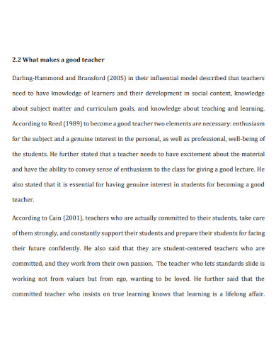 school teacher report writing