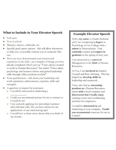 2 Minute Self Introduction Speech  3+ Examples, Format, Pdf  Examples