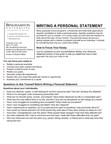 penn state university personal statement