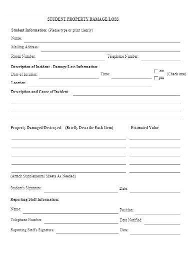 Incident Report Letter for Damaged Item - 4+ Examples, Format, Pdf ...