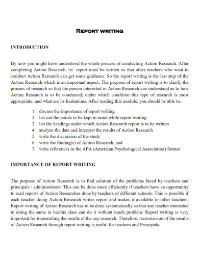 Teacher Report Writing - 11+ Examples, Format, Pdf | Examples